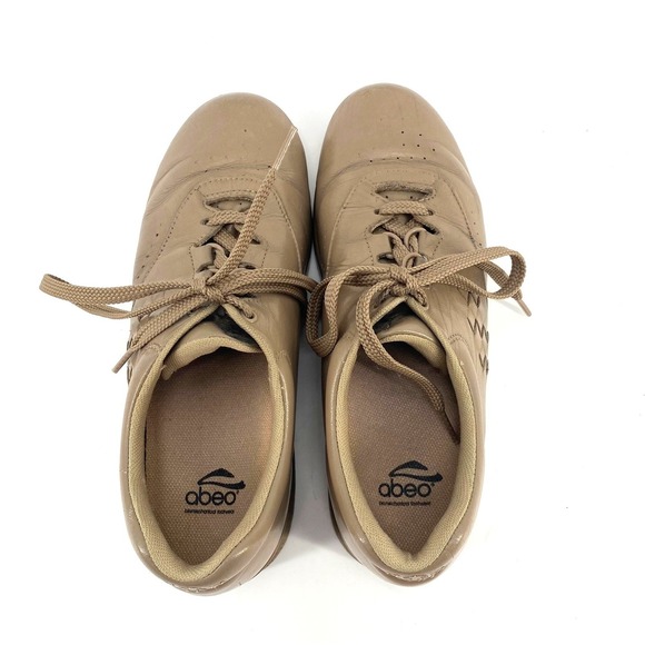 SAS Free Time Tan Leather Comfort Walking Shoes Women 6 Narrow Diabetic Friendly - Picture 5 of 7